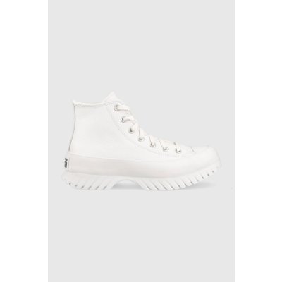Converse kecky Chuck Taylor All Star Lugged 2.0 Leather High white black A03705C – Zbozi.Blesk.cz