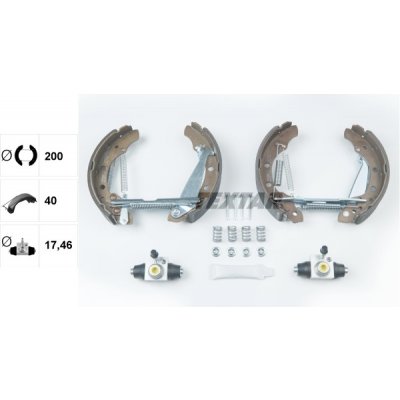 84044706 TEXTAR Sada brzdových čelistí – Sleviste.cz