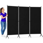Greatstore 3dílný paraván černý 260 x 180 cm – Sleviste.cz