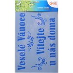 Optys Šablona Nápisy CZ 1, 20 x 30 cm – Zboží Dáma