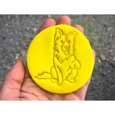 TVOŘÍTKO Border Kolie III - razítko Rozměr: 7 cm, + Vykrajovátko: Ne – Hledejceny.cz