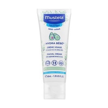 Mustela Hydra Bébé® Facial Cream dětský hydratační pleťový krém pro děti od narození 40 ml