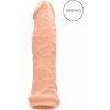 RealRock Návlek na penis Penis Sleeve 6″ tělový, návlek na penis 16 x 3,2–4 cm