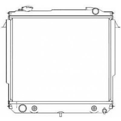 NTY Chladič voda JEEP CHEROKEE XJ 2.5L 2.8L 4.2L 1983-2001 – Hledejceny.cz