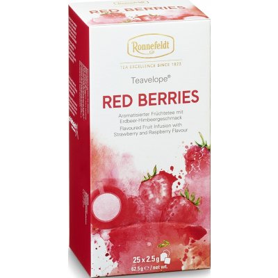 Ronnefeldt Red Berries Ovocný čaj 25 x 2,5 g