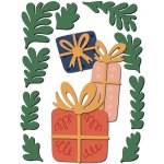 Papero amo ♥ vyřezávací šablony Splněná přání Dárky a větvičky – Zboží Dáma