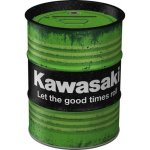 Postershop Plechová kasička barel: Kawasaki Let the good times roll – Zboží Dáma