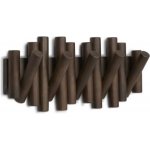 Umbra Sklápěcí Picket s pěti háčky Aged Walnut – Sleviste.cz