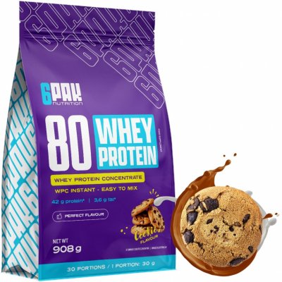6PAK Nutrition 80 Whey Protein 908 g – Hledejceny.cz