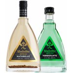 Metelka Absinthe Naturelle 60% 0,5 l + Metelka Absinthe Verdoyante 60% 0,2 l (2x holá láhev) – Zboží Dáma