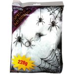 Pavučina bílá s 4 pavouky Halloween 550 g – Hledejceny.cz