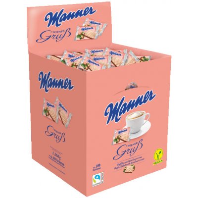 Manner Oplatky ke kávě 300 x 42 g – Zboží Dáma