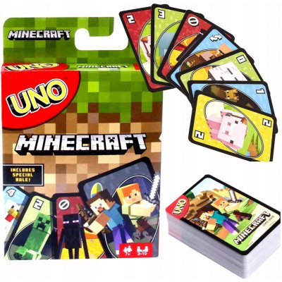 Mattel Uno Minecraft – Zboží Mobilmania