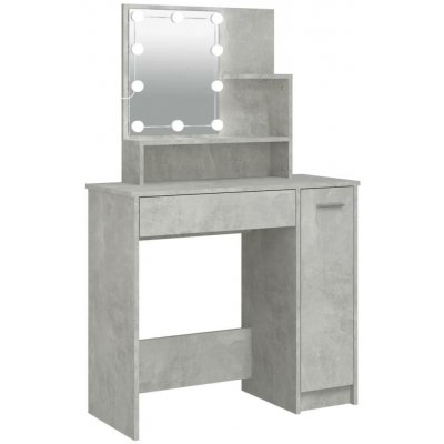 Nábytek XL s LED betonově šedý 808814 – Zboží Mobilmania