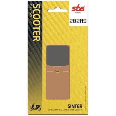 Přední brzdové destičky SBS Piaggio 500 MP3 LT Touring Sport 2011 - 2013 směs MS | Zboží Auto