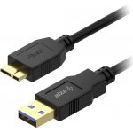 AlzaPower APW-CBUAMUB3010B Core USB-A (M) to MicroUSB-B 3.2 Gen 1, 1m, černý – Zboží Živě