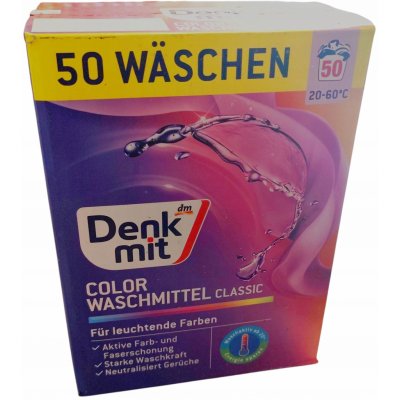 Denkmit prášek na barevné prádlo 3 kg 50 PD – Zboží Dáma