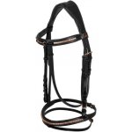 SUPREME Uzdečka Rose Gold s anglickým nánosníkem černá – Zboží Dáma