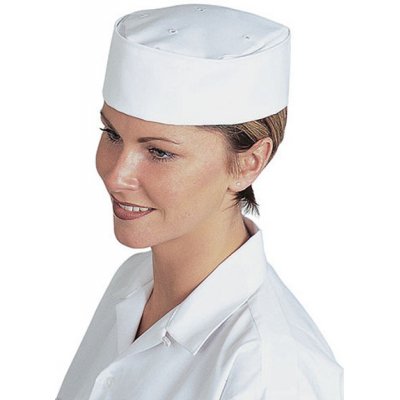 Dennys London DG07 Kuchařská čepice White M – Zboží Dáma