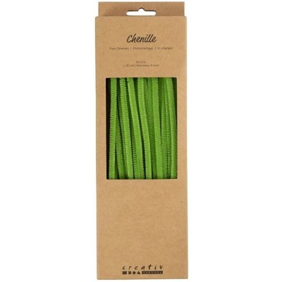 Deco Chlupaté modelovací drátky (50ks) - světle zelené – Hledejceny.cz