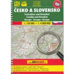 ČESKO A SLOVENSKO 1:150 000 AUTOATLAS + EVROPa – Zboží Dáma
