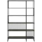 Actona Strington knihovna černá 120x185x35 cm – Sleviste.cz