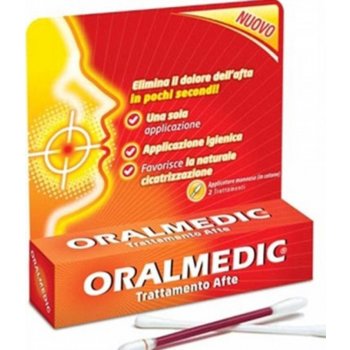 Oralmedic roztok k léčbě aftů v ústech 2 aplikátory 2 x 0,2 ml