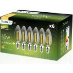 Lumiled 6x LED žárovka E14 svíčka 7W = 60W 806lm 3000K Teplá bílá 360° Filament – Hledejceny.cz