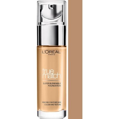 L'Oréal Paris True Match Super-Blendable Foundation make-up 7.D 7.W Golden Amber 30 ml – Zboží Mobilmania