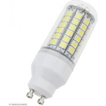 SMD Lighting LED žárovka GU10 6,5W 69x SMD 5050 s krytem bílá čistá