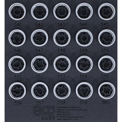 BGS 6659 Zástrčné hlavice pro bezpečnostní šrouby kol pro VAG Sada 20 dílů – Sleviste.cz