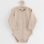 Kojenecké celorozepínací body New Baby Classic II Uni 3ks béžové – Zboží Dáma