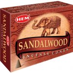 Hem Vonné kužely Sadalwood 10 ks – Zboží Mobilmania