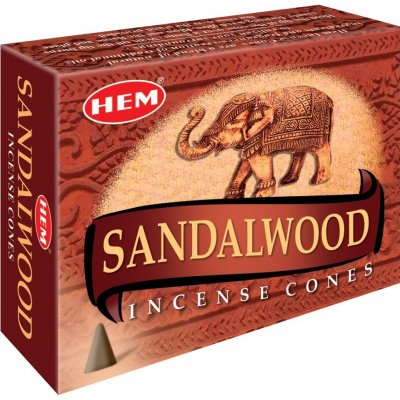 Hem Vonné kužely Sadalwood 10 ks – Zboží Mobilmania