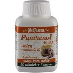 MEDPHARMA Panthenol 40 mg + selen + vitamíny C + E forte 67 tobolek – Hledejceny.cz