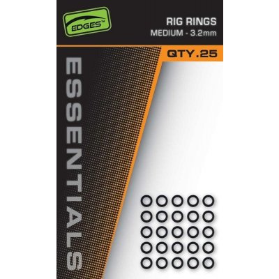 Fox Kroužky Edges Essentials Rig Rings 25 ks - 3,2 mm – Zboží Mobilmania