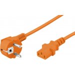 goobay Kabel síťový, CEE 7/7(M) - IEC320 C13, s přímou vidlicí, 2m, černý (50098) - 19.92.0020 – Zboží Mobilmania