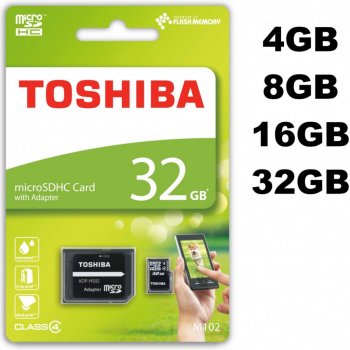 Toshiba microSDHC 32 GB Class 4 THN-M102K0320M2