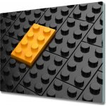 Sklenene deska do kuchyne Lego bloky 60x52 cm – Zboží Dáma