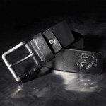 4SR kožený pásek Flag Black – Zboží Dáma