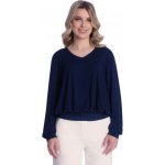 Wadima dámská halenka s dlouhým rukávem 1N3112 184 tmavě modrá – Zboží Mobilmania