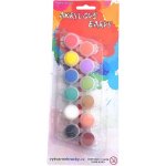 akrylové barvy 12ks se štětcem na kartě 11x26,5cm – Sleviste.cz