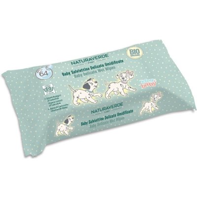 Disney Naturaverde Baby Delicate Wet Wipes vlhčené ubrousky pro děti 64 ks – Zboží Mobilmania