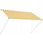 zahrada-XL Zatahovací markýza žluto-bílá 200 x 150 cm – Zboží Mobilmania