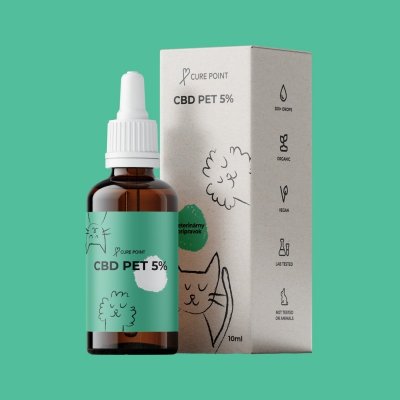 Cure Point CBD PET 5% Olej pro psy 10 ml – Zbozi.Blesk.cz