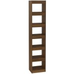Knihovna/dělicí stěna hnědý dub 40x30x198 cm – Sleviste.cz