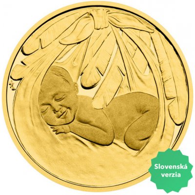 Česká mincovna Slovenský zlatý dukát k narození dítěte Čáp 2024 s věnováním proof 3,49 g – Zboží Mobilmania