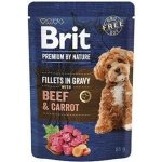 Brit Premium by Nature Adult Dog Fillets in Gravy with Beef & Carrot 85 g – Sleviste.cz
