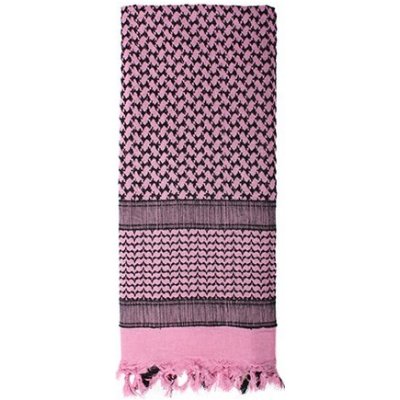 Šátek Rothco Shemagh růžovo černý – Hledejceny.cz