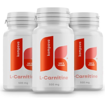 Kompava L-karnitin 500 mg/90 kapslí – Hledejceny.cz